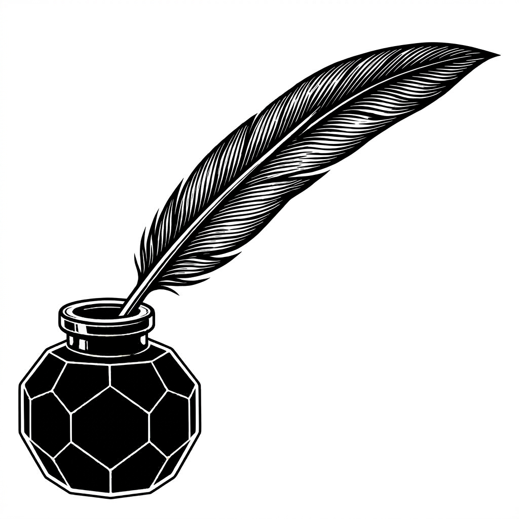 Quill and Inkpot